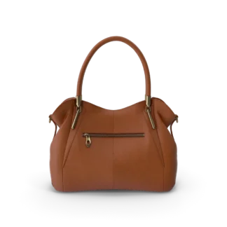 Heshe Women's Leather Bag, burgundy, box of 12