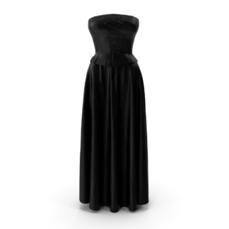 Corset With Black Skirt, black, L
