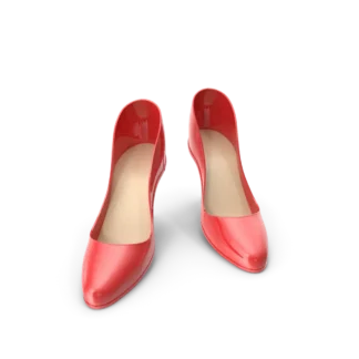 Red Shoes, white, EU 37