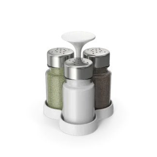 Spice Rack, white, set of 6