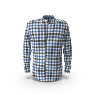 Blue & Black Check Shirt